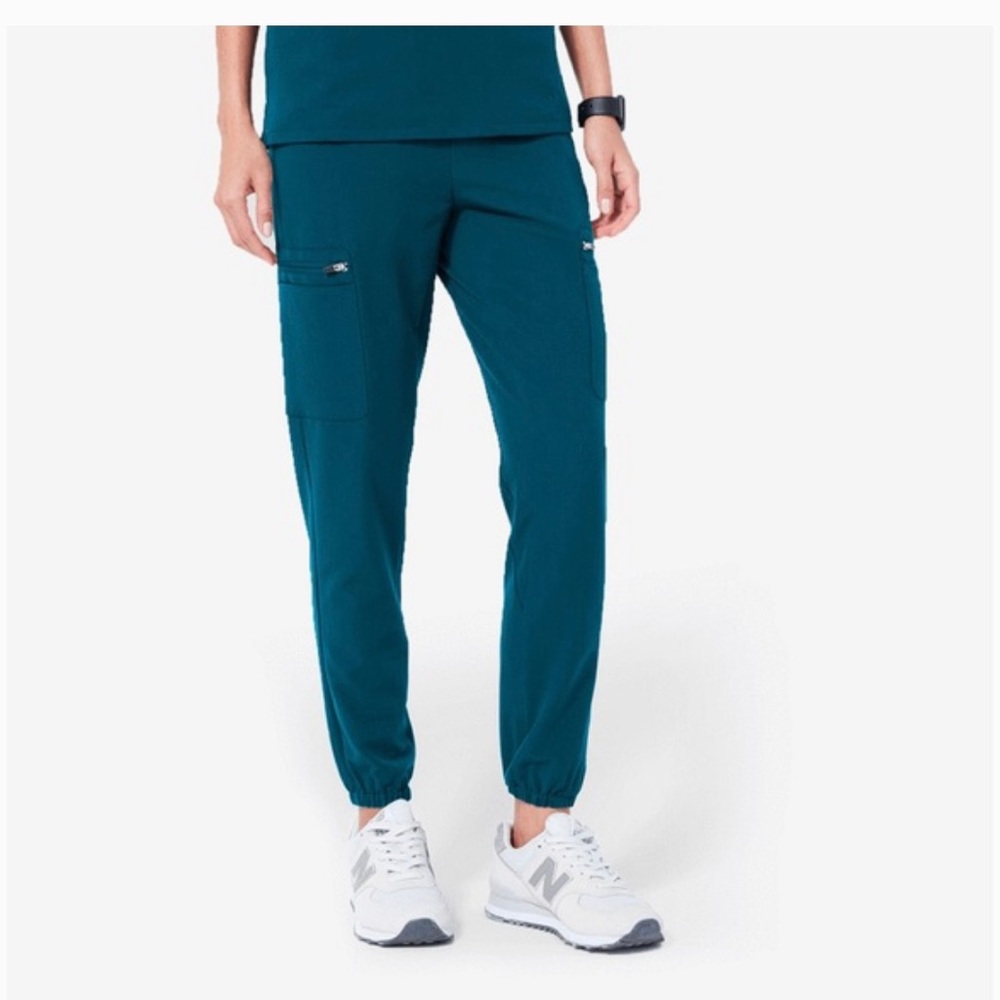 Figs Caribbean Blue Lima Jogger Scrub Bottoms